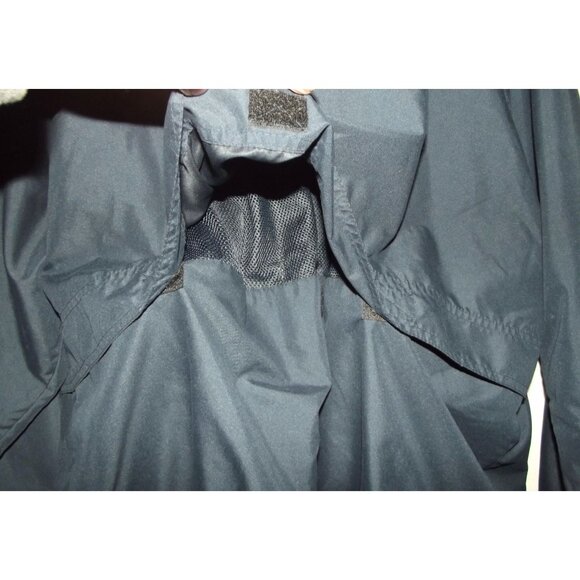 Tres Bien Jacket Mens XL Navy Blue Tan windbreaker golf zip classic bomber - Picture 10 of 13